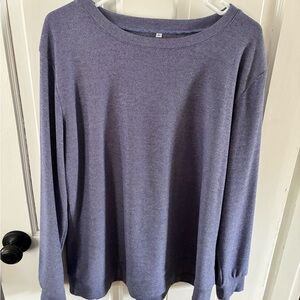 Lightweight Heathered Lavender Pullover